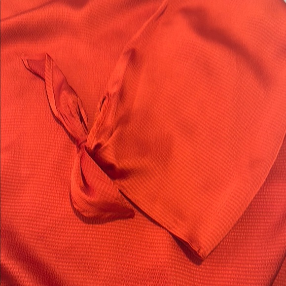 MICHAEL Michael Kors Red Long Sleeve Relaxed Blouse - Picture 7 of 7